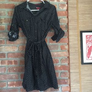 Merona size L button down dress